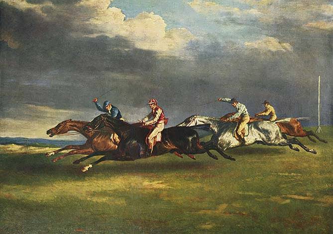 Derby at Epsom - Theodore Gericault