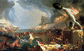 Destruction of Empire Course of Empire - Thomas Cole
