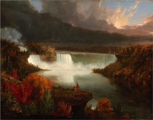 Distant View of Niagara Falls - Thomas Cole