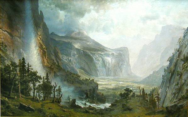 Domes of the Yosemite - Albert Bierstadt