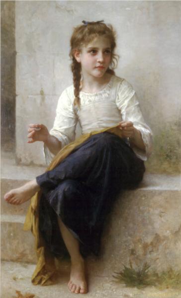 The Dressmaker - William Adolphe Bouguereau