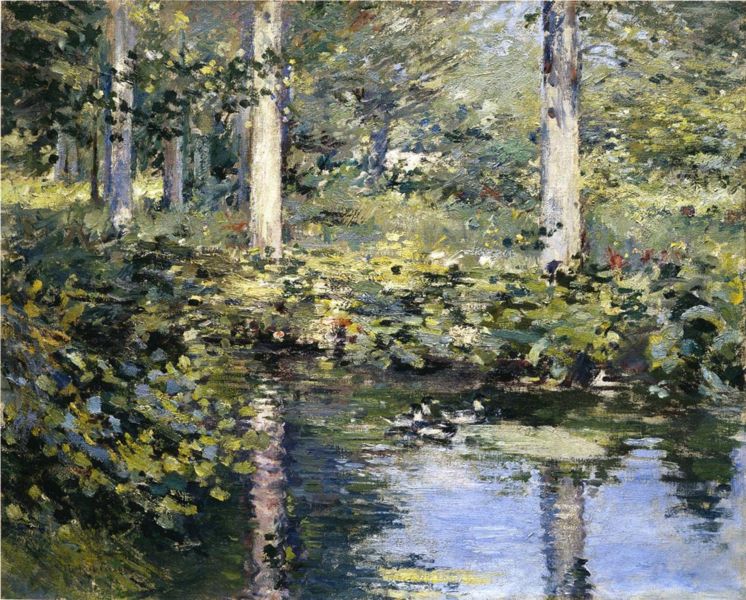 Duck Pond - Theodore Robinson