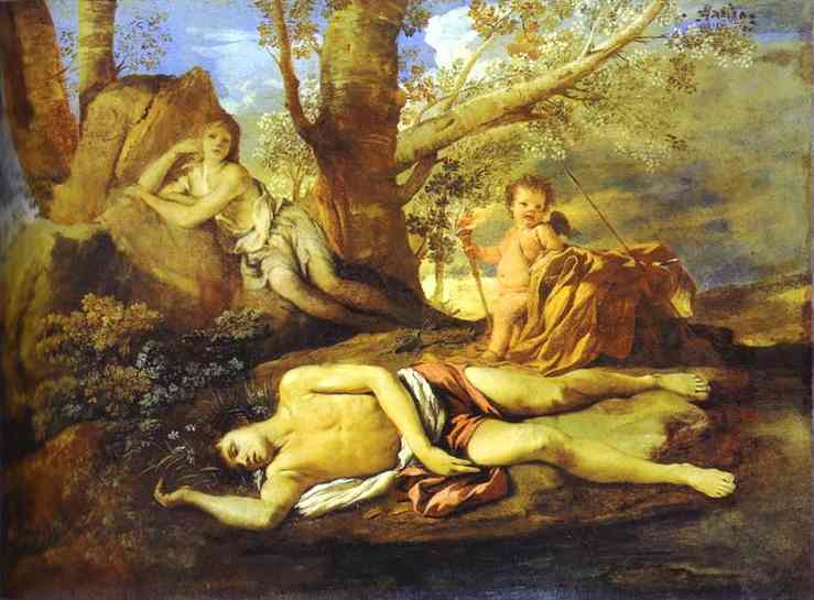 Echo and Narcissus - Nicolas Poussin