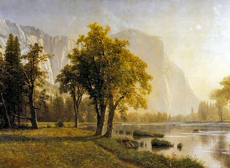 El Capitan, Yosemite Valley - Albert Bierstadt