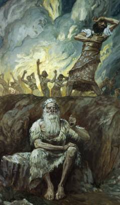 Elijah Bringeth Fire from Heaven - James Tissot