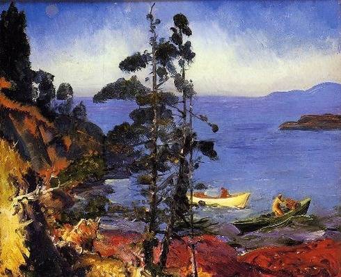 Evening Blue - George Bellows