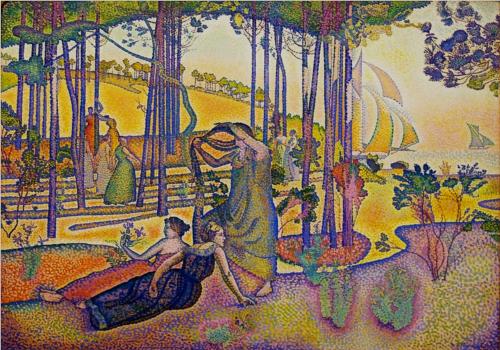 Evening Breeze - Henri Edmond Cross Delacroix