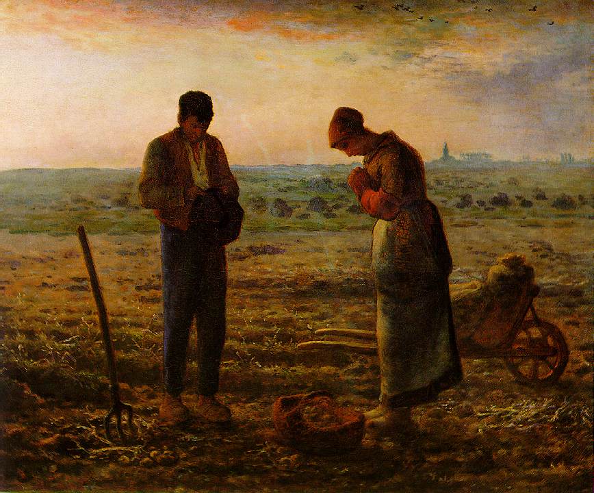 The Evening Prayer (The Angelus) - Jean Francois Millet