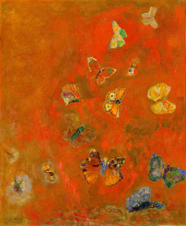 Evocation of Butterflies - Odilon Redon