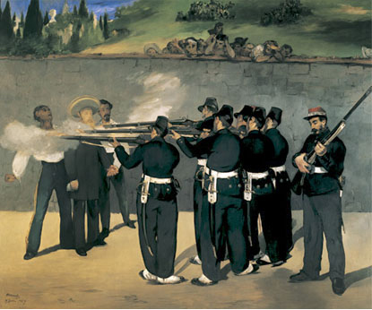 Execution of the Emperor Maximilian - Edouard Manet