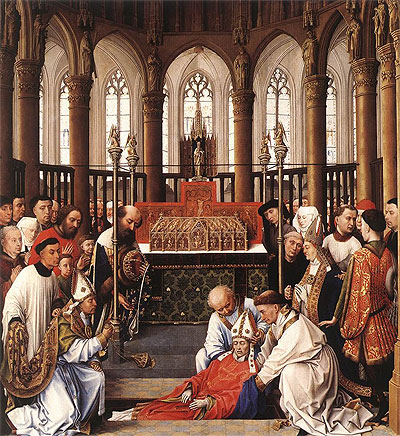Exhumation of St Hubert - Rogier van der Weyden