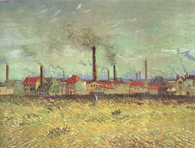 Factories at Asnieres - Vincent van Gogh