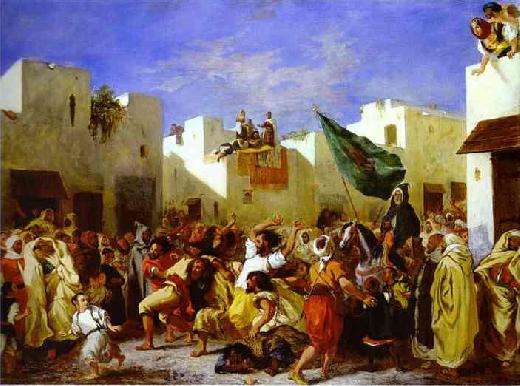 Fanatics of Tangier - Eugene Delacroix
