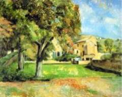 Trees in Park at Jas de Bouffan 1885-87 Paul Cezanne