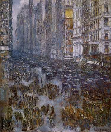 Fifth Avenue - Childe Hassam