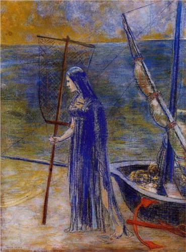 Fisherwoman - Odilon Redon