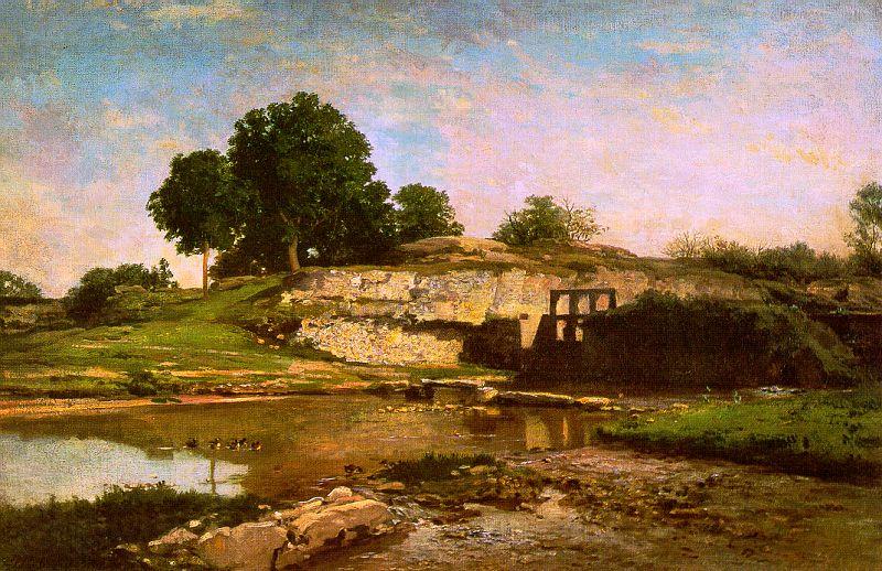 Flood Gate at Optevoz - Charles Daubigny