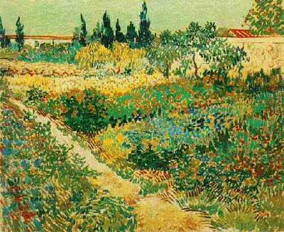 Flowering Garden - Vincent van Gogh