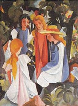 Four Girls - August Macke