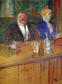 French Bar - Henri de Toulouse Lautrec