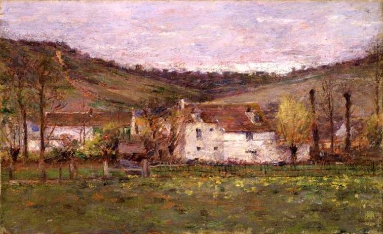 French Hamlet - Theodore Robinson