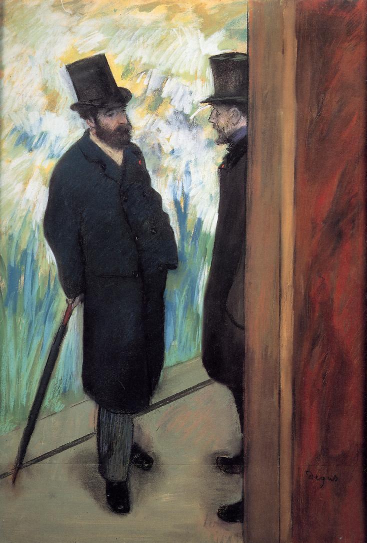 Friends in the Wings - Edgar Degas