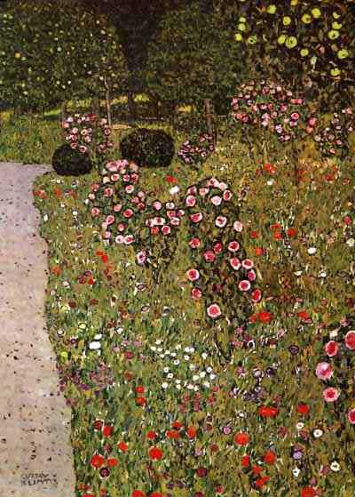 Fruit Garden with Roses - Gustav Klimt