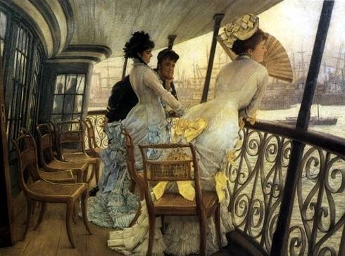 James Tissot - Gallery of H.M.S. 'Calcutta' (Portsmouth)