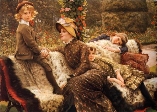 Garden Bench - James Tissot