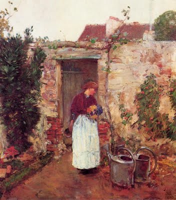 Garden Door - Childe Hassam