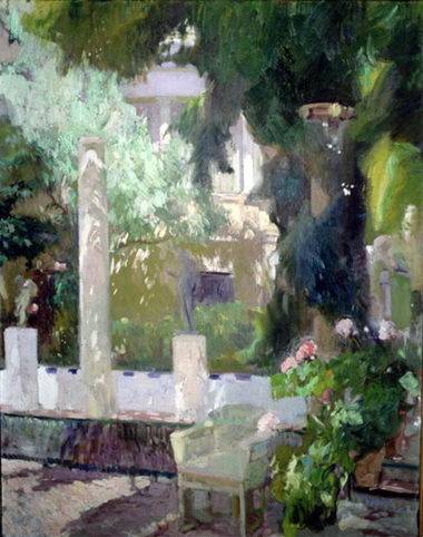 Gardens at the Sorolla House - Joaquin Sorolla