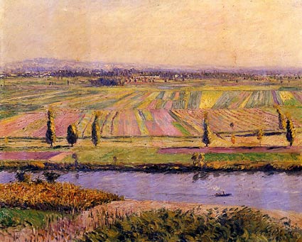 Gennevilliers Plain - Gustave Caillebotte