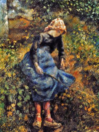 Girl 1881 - Camille Pissarro