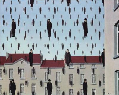 Golconde - Rene Magritte