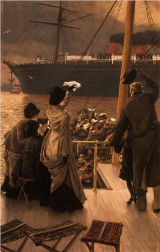 Goodbye, on the Mersey - James Tissot