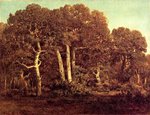 Great Oaks of the Vieux Bas Breau - Theodore Rousseau