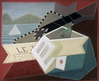 Guitar Facing the Sea - Juan Gris