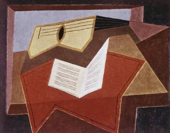 Guitar with Sheet of Music - Juan Gris