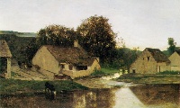 Hamlet of Optevoz - Charles Daubigny