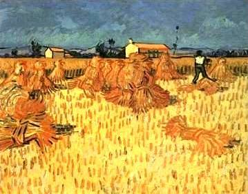 Harvest in Provence - Vincent van Gogh
