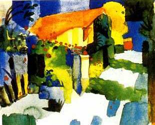 Haus Im Garten - August Macke