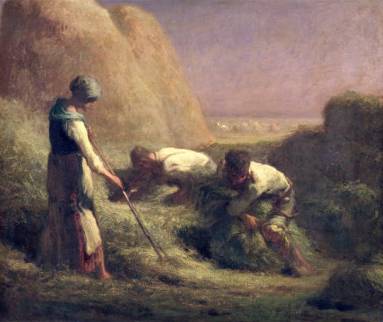 Hay Trussers - Jean Francois Millet