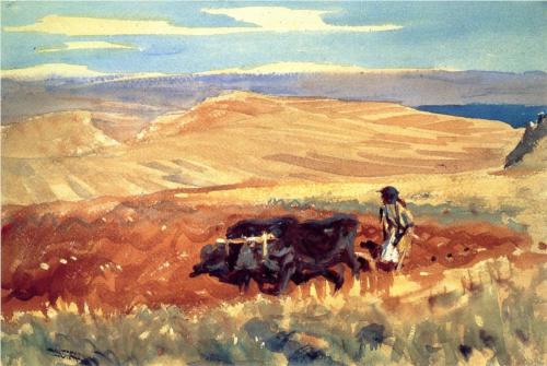 Hills of Galilee - John Singer Sargent
