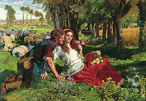 Hireling Shepherd - William Holman Hunt