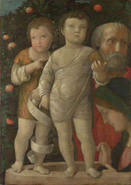 Holy Family with St John - Andrea Mantegna