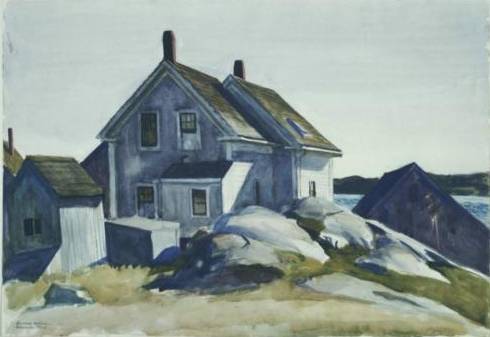 House at the Fort, Gloucester - Edward Hopper