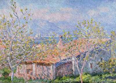 House of the Gardener at Antibes - Claude Monet