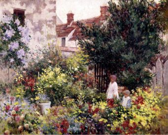 In the Garden - Camille Pissarro