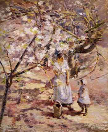 In the Orchard - Theodore Robinson