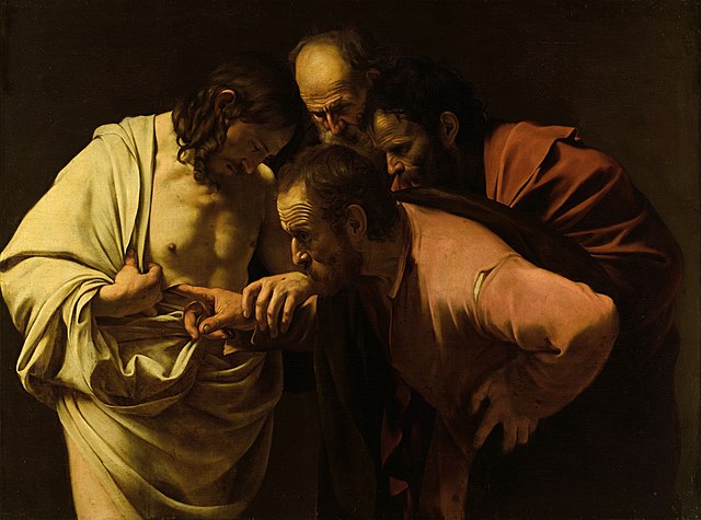 Incredulity of Saint Thomas (Secular Version) - Caravaggio